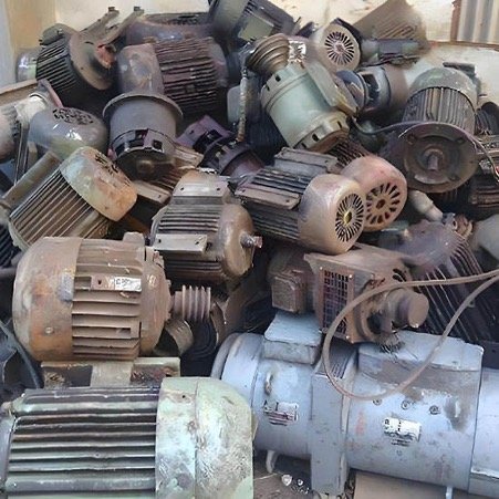 Used electric motor scrap